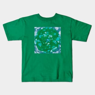 Green Canyon Mosaic Kids T-Shirt